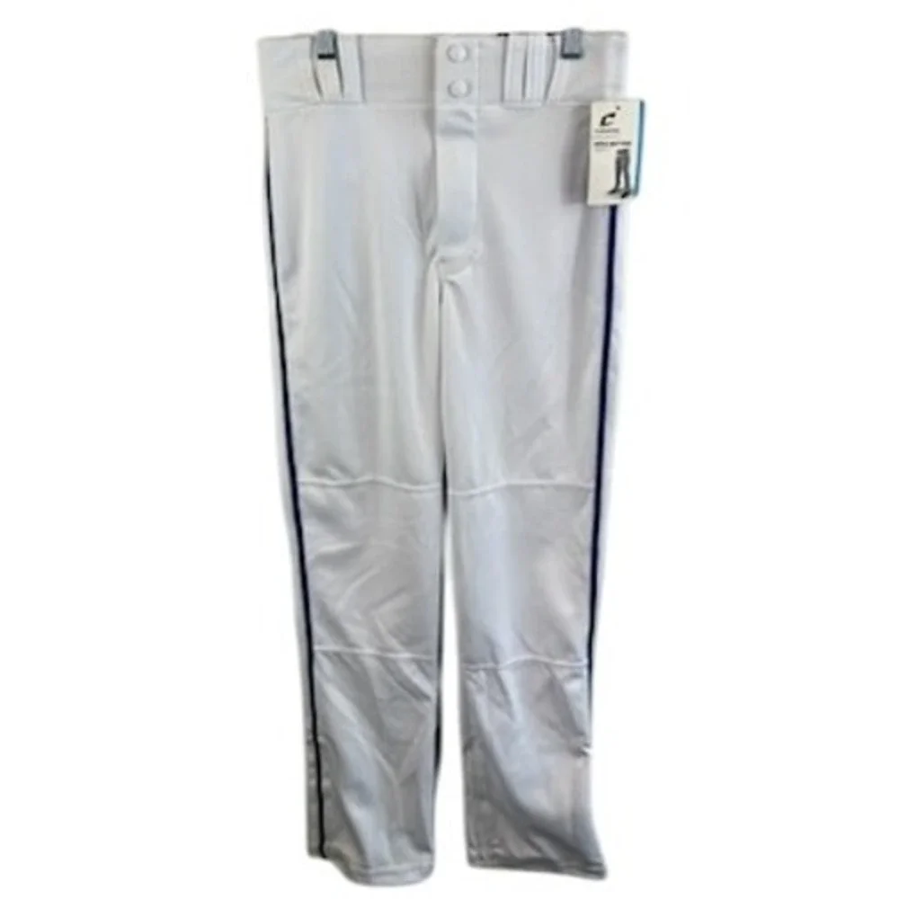 Champro Baseball Pant Open Bottom Loose Fit‎ White Youth Size Large